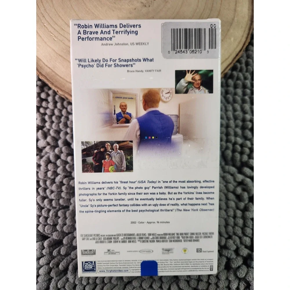 One Hour Photo VHS 2002‎ Robin Williams~BRAND NEW ~RARE